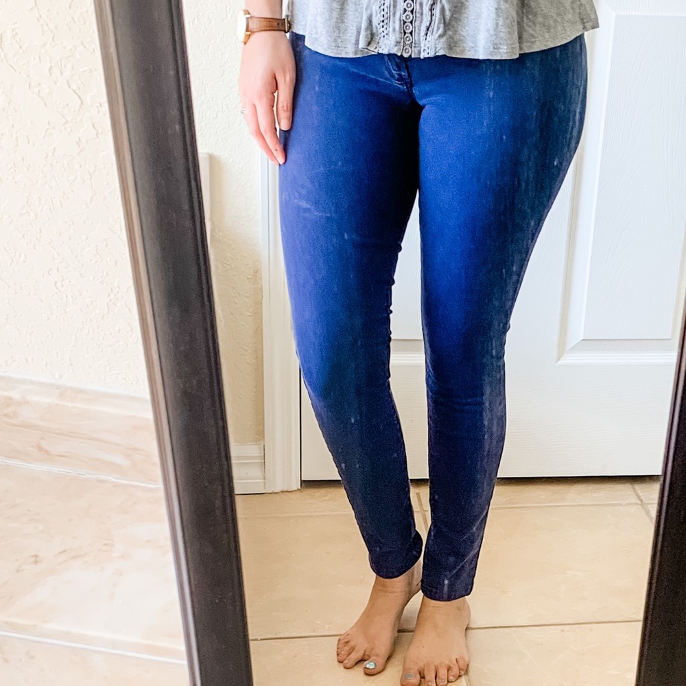 Lauren Conrad Navy Skinny Jeans